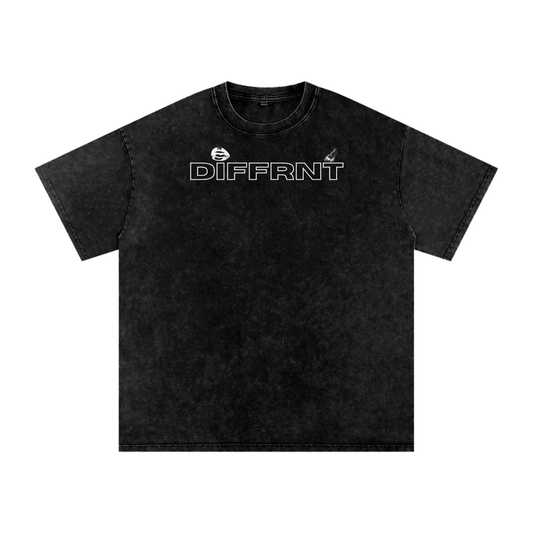 'moth' acid wash tee