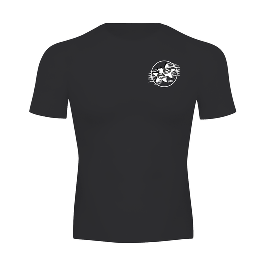 black compression shirt